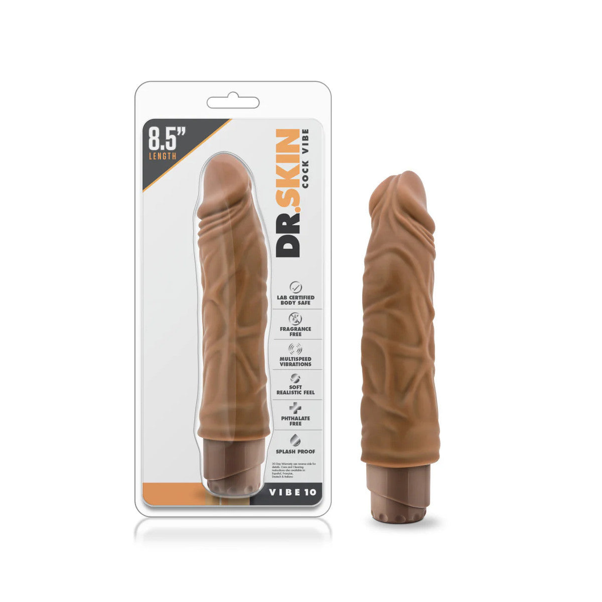 Dr. Skin - Vibe10 8.5in Realistic Vibrator - Boutique Séduction