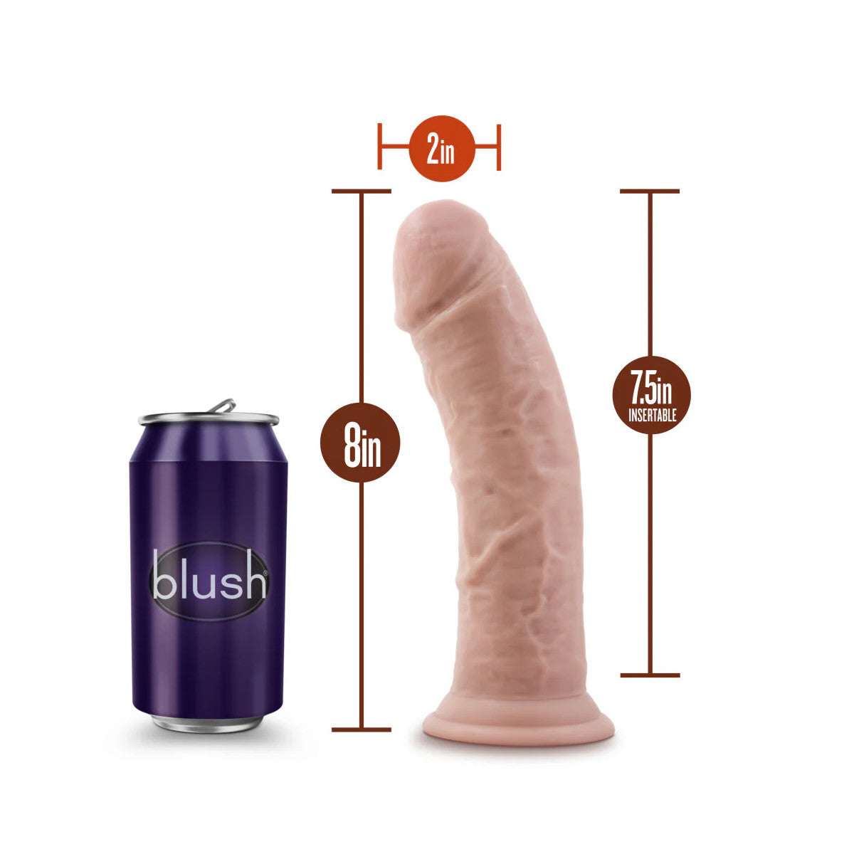Dr. Skin - 8in Realistic Dildo - Boutique Séduction