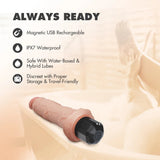 Dr. Webber 9.75" Realistic Vibrating G-Spot Dildo