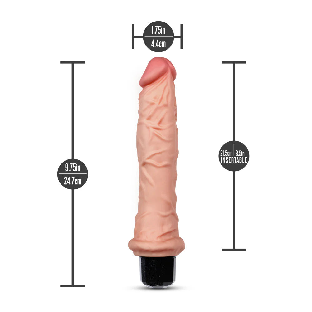 Dr. Webber 9.75" Realistic Vibrating G-Spot Dildo