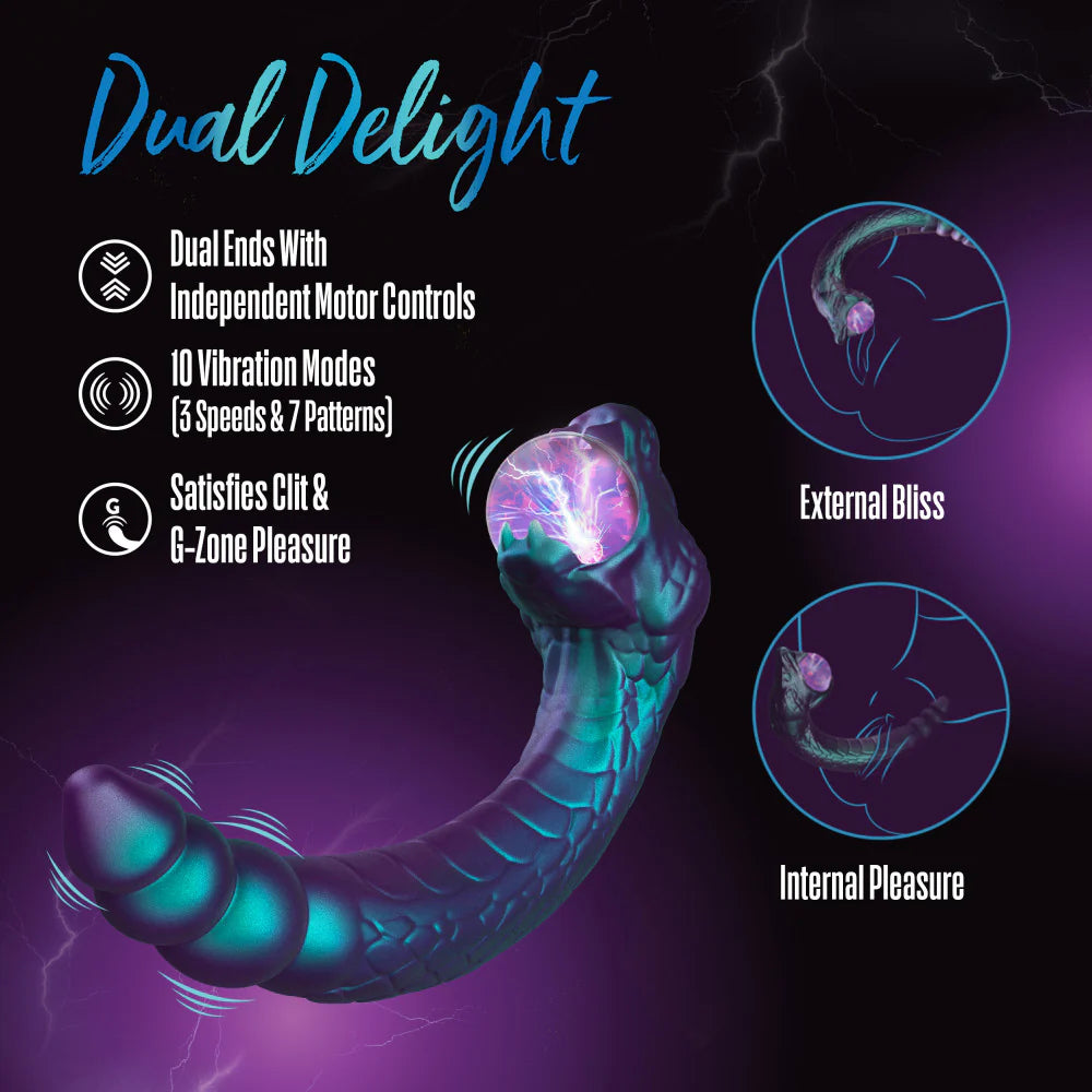 Rattle Snake Dual-Ended Fantasy Vibrator