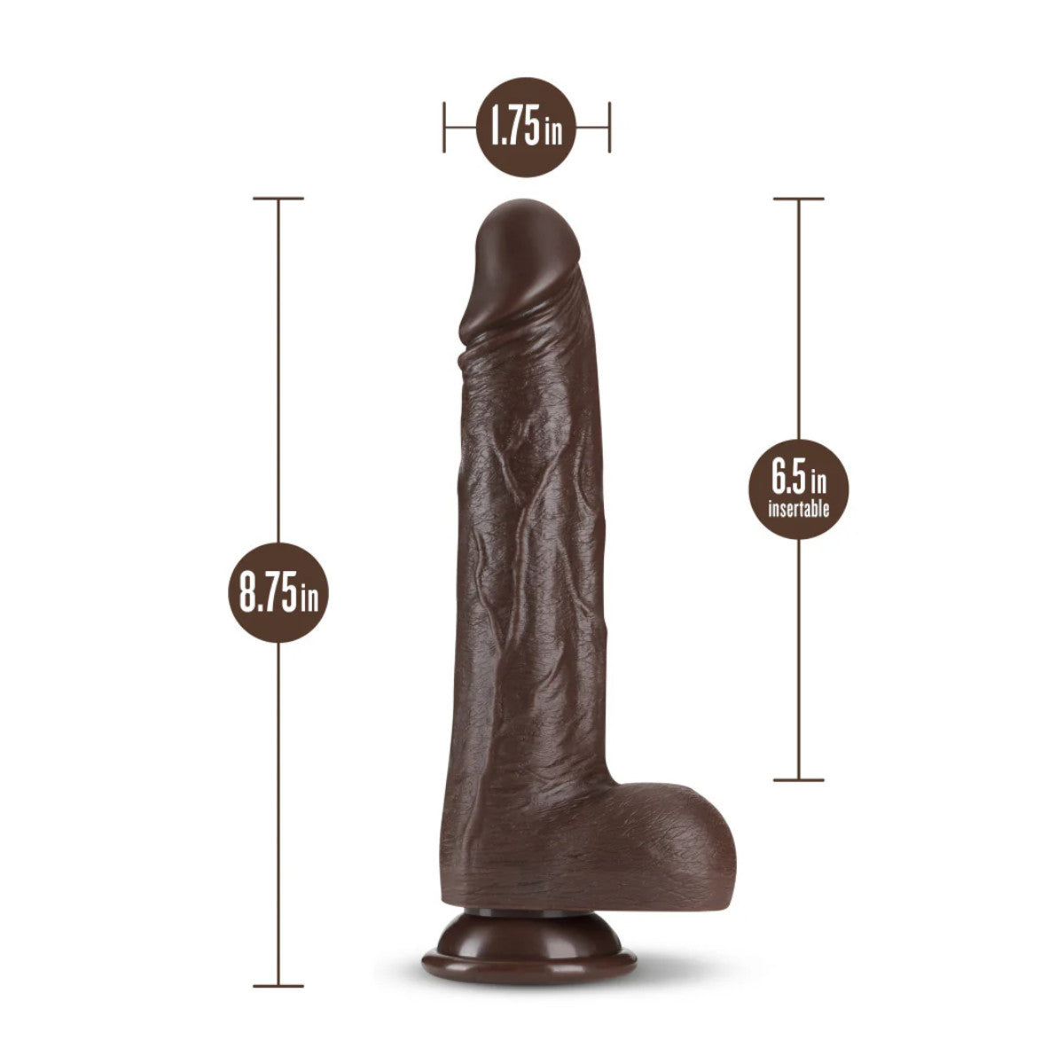 Dr. Skin - Dr. Murphy 8.75 Inch Thrusting & Vibrating Dildo - Boutique Séduction