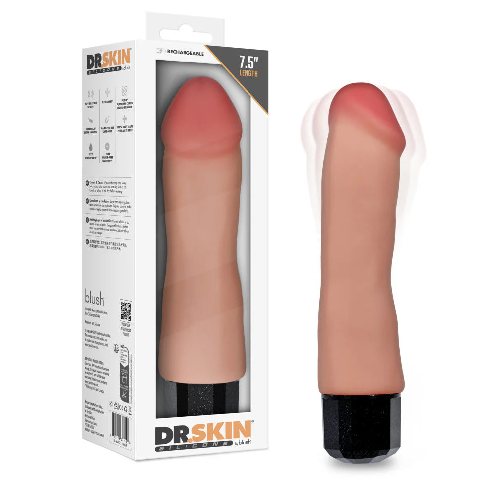 Dr. Avery 7.5" Realistic Vibrating G-Spot Dildo