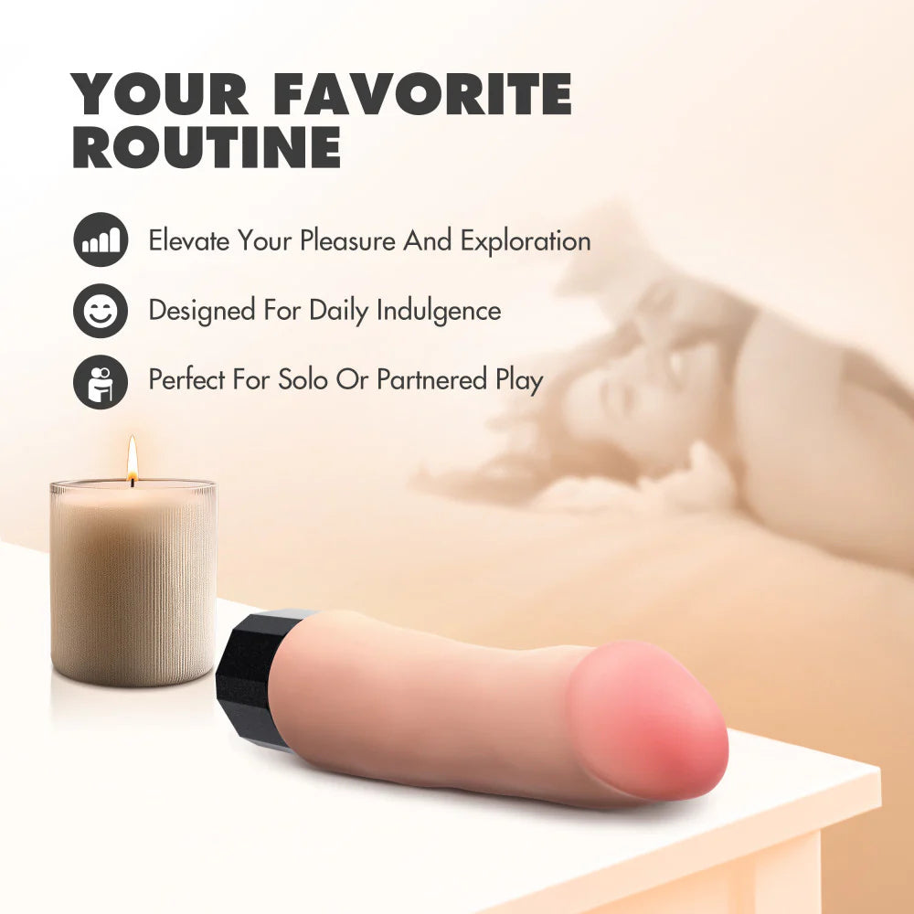 Dr. Avery 7.5" Realistic Vibrating G-Spot Dildo