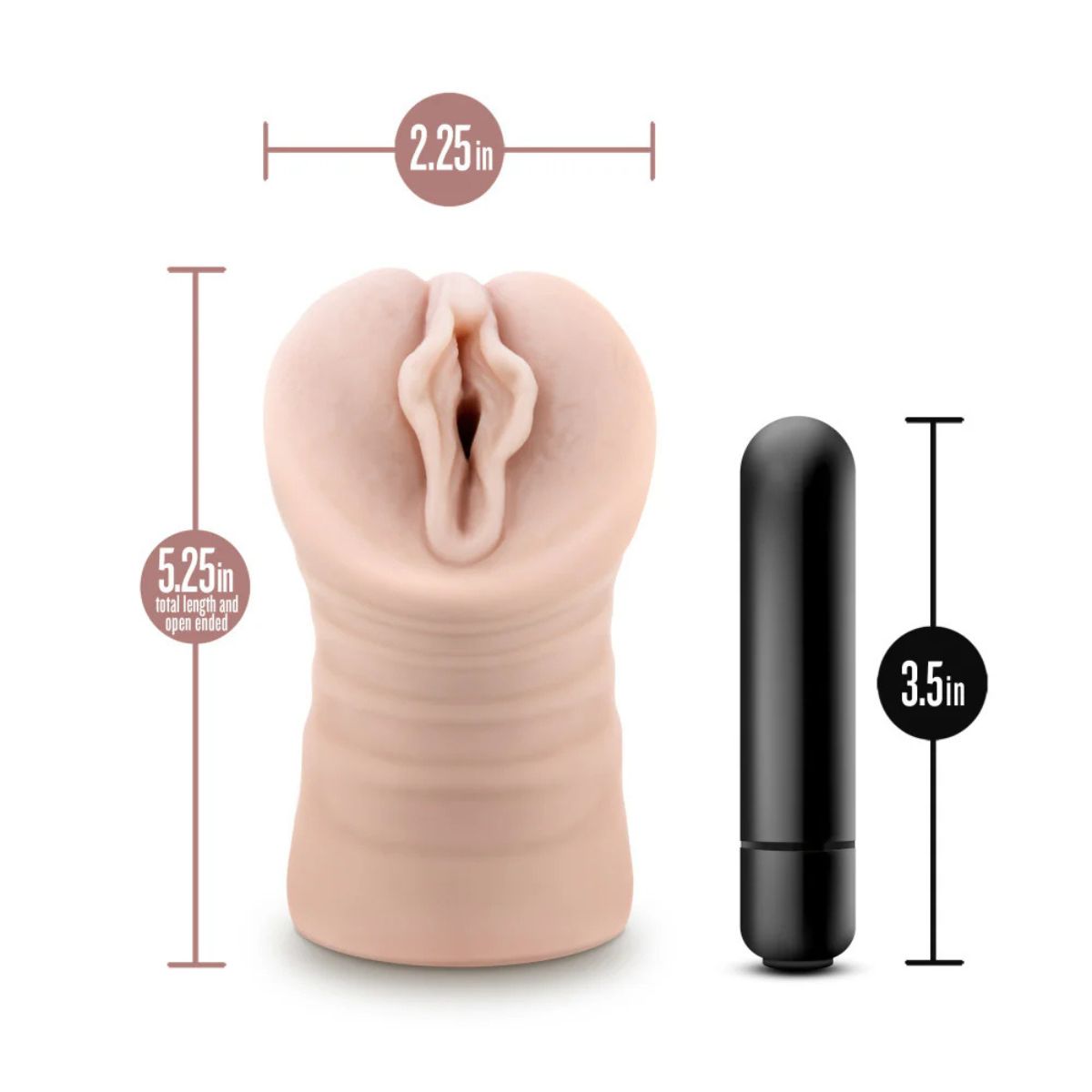 EnLust Destini Vibrating Masturbator | Soft Vibrating Design