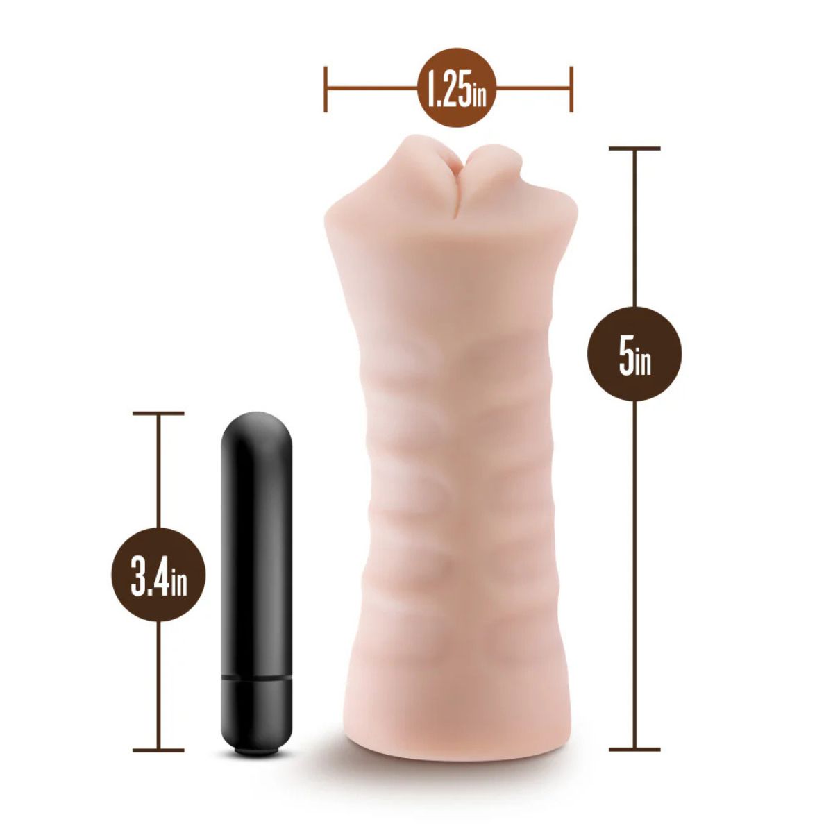 EnLust Nicole Vibrating Masturbator | Soft X5® Plus Design