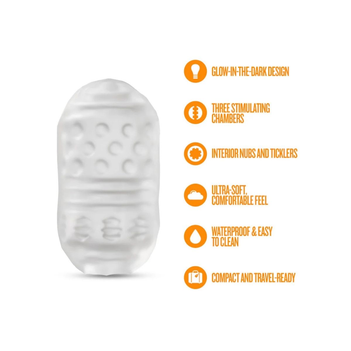Rize AddeBoy Pocket Stroker | Textured Glow Design