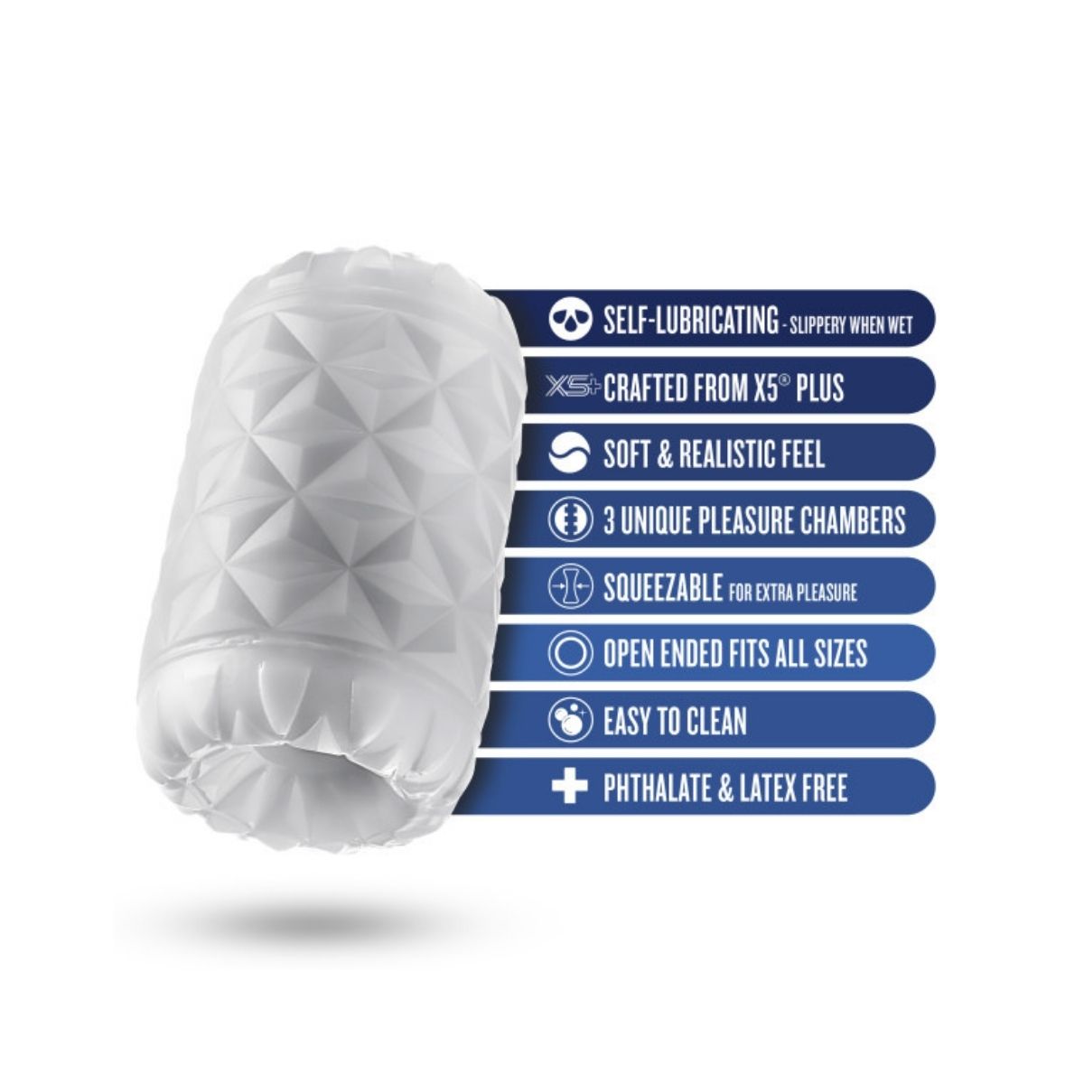Rize Reakt Self-Lubricating Stroker | Soft Flexible Design