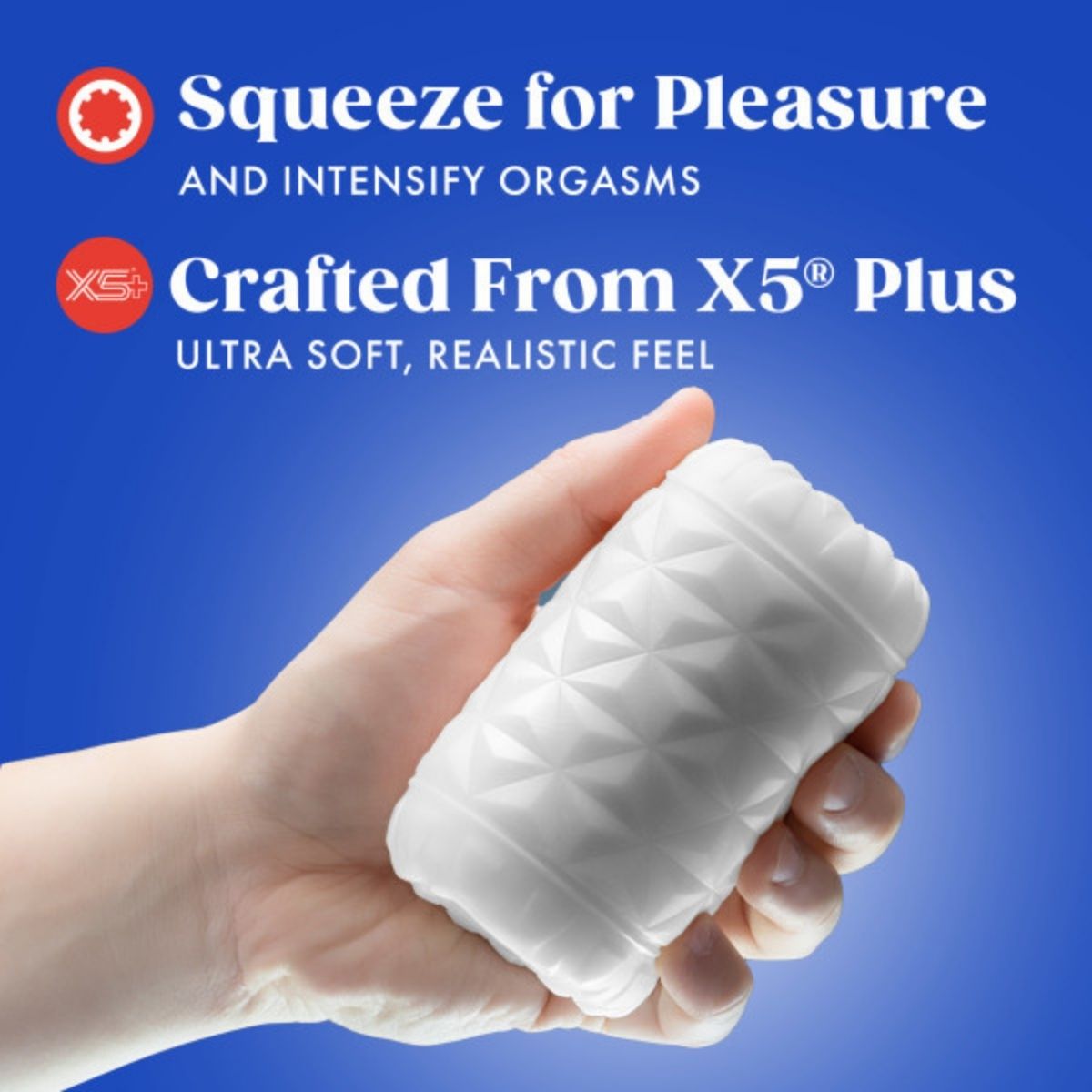 Rize Reakt Self-Lubricating Stroker | Soft Flexible Design