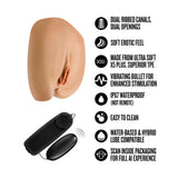 Camila A.I. Male Masturbator Pocket Stroker with Vibrating Bullet