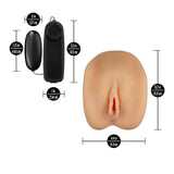 Camila A.I. Male Masturbator Pocket Stroker with Vibrating Bullet