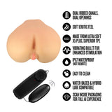 Annabella A.I. Male Masturbator Pocket Stroker with Vibrating Bullet