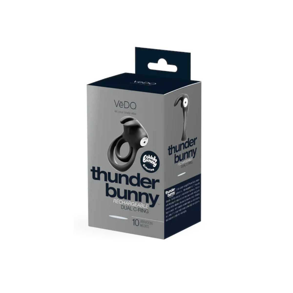 VēDO - Thunder Bunny Rechargeable Dual C-Ring - Boutique Séduction