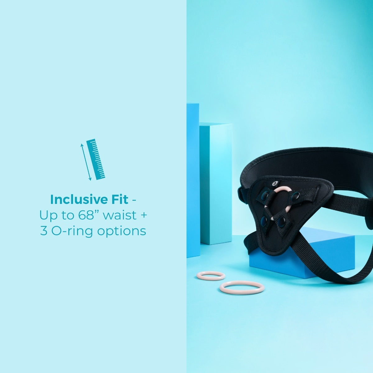 Ensemble de Strap-On Dildo Réaliste Vibrant