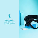 Ensemble de Strap-On Dildo Réaliste Vibrant