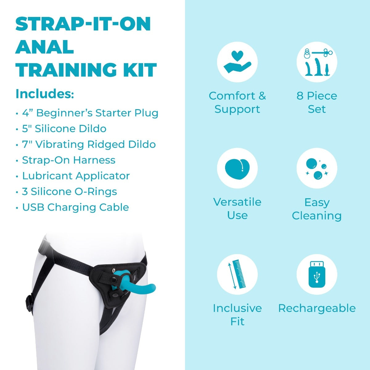 Ensemble d'entraînement Anal Strap-It-On