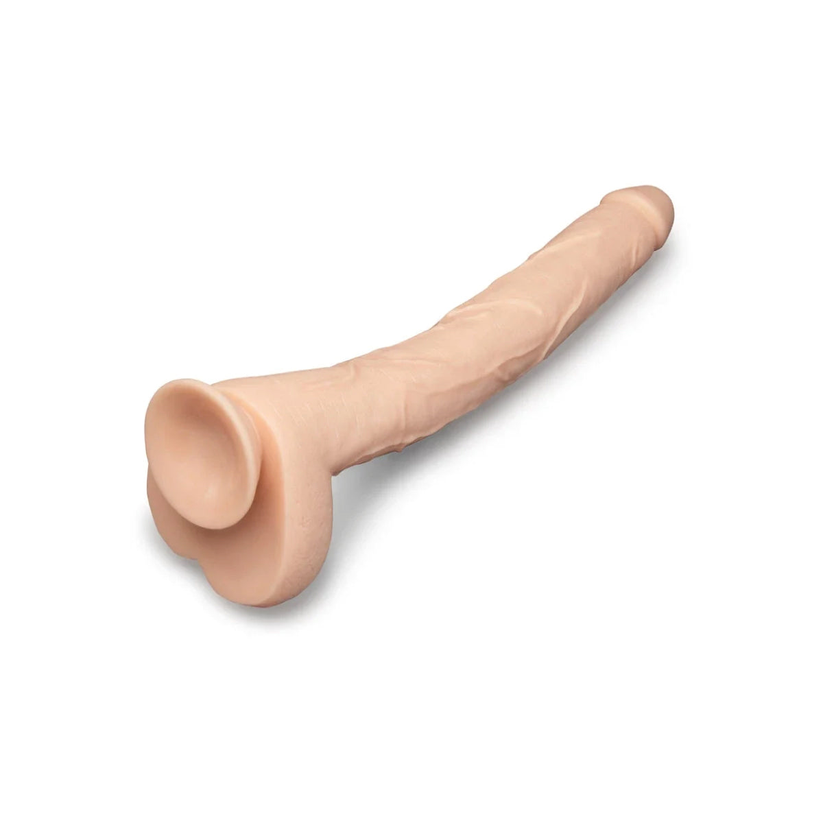 Bone 17-Inch Deep-Insert XXL Dildo with Realistic Balls and Suction Cup