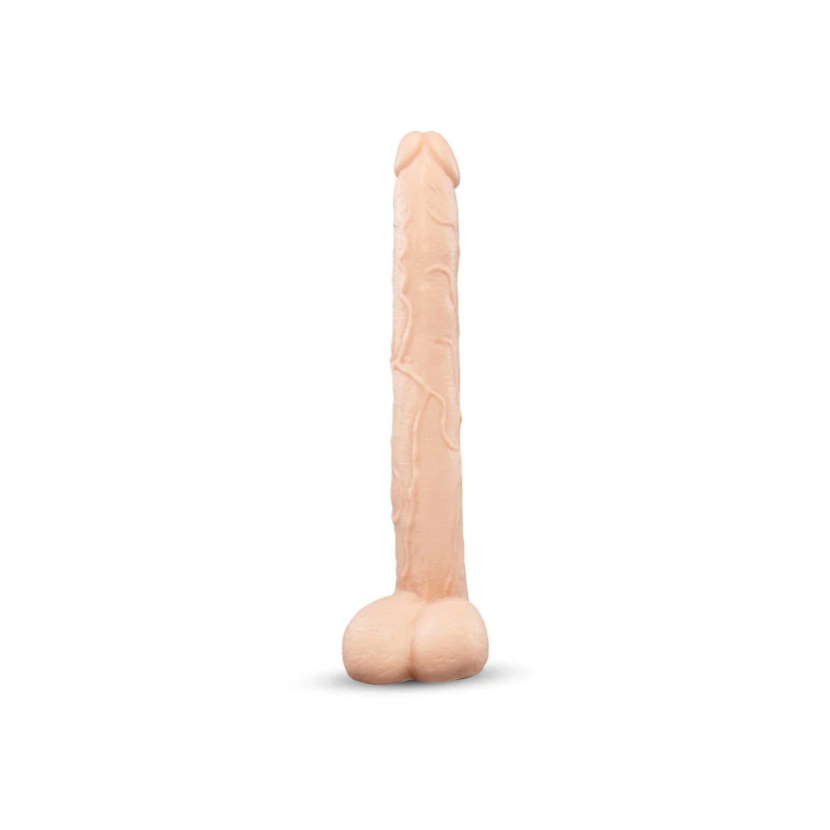 Bone 17-Inch Deep-Insert XXL Dildo with Realistic Balls and Suction Cup
