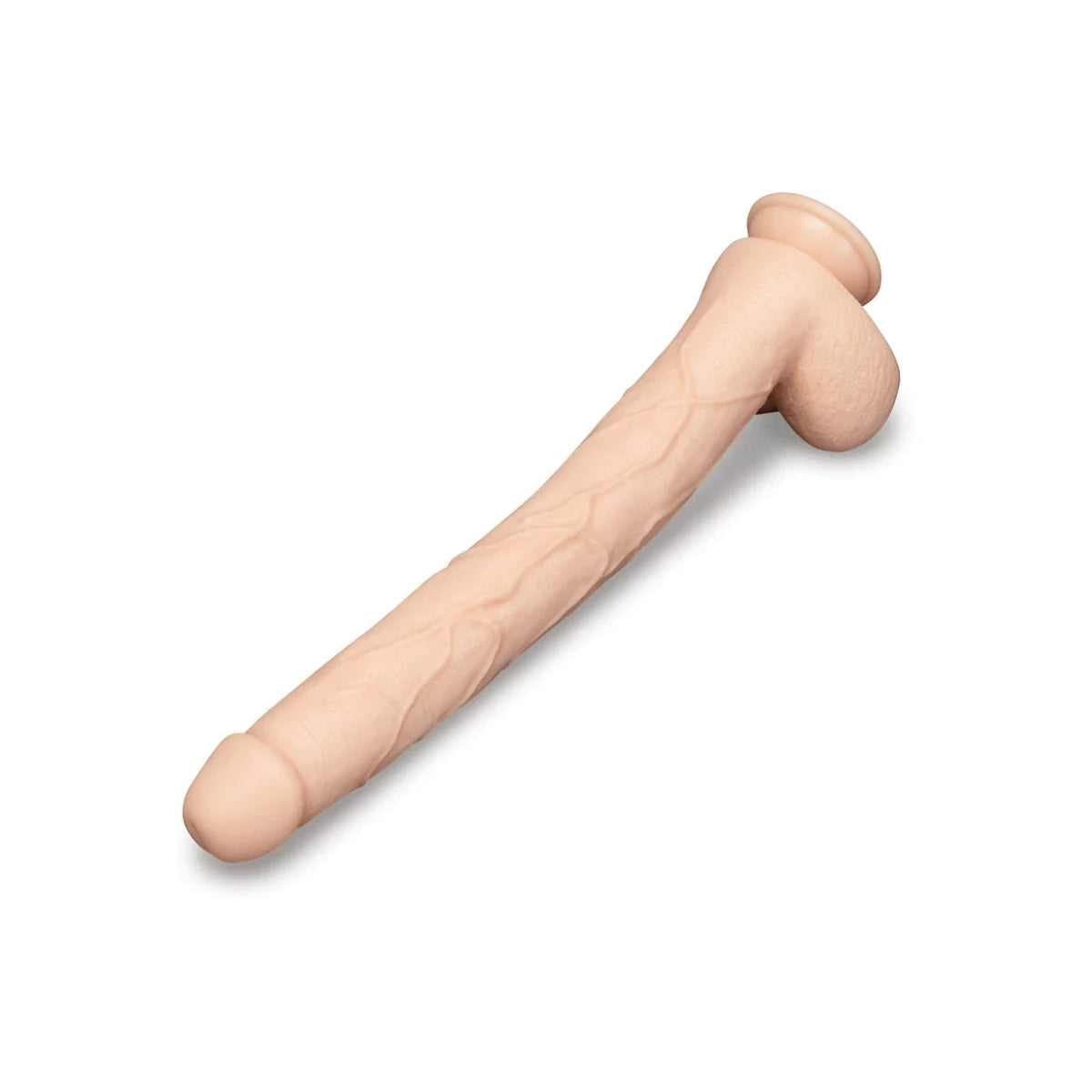 Bone 17-Inch Deep-Insert XXL Dildo with Realistic Balls and Suction Cup