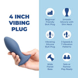 Plug Anal Vibrant de 4 pouces