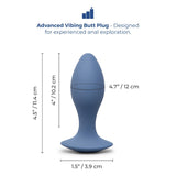 Plug Anal Vibrant de 4 pouces