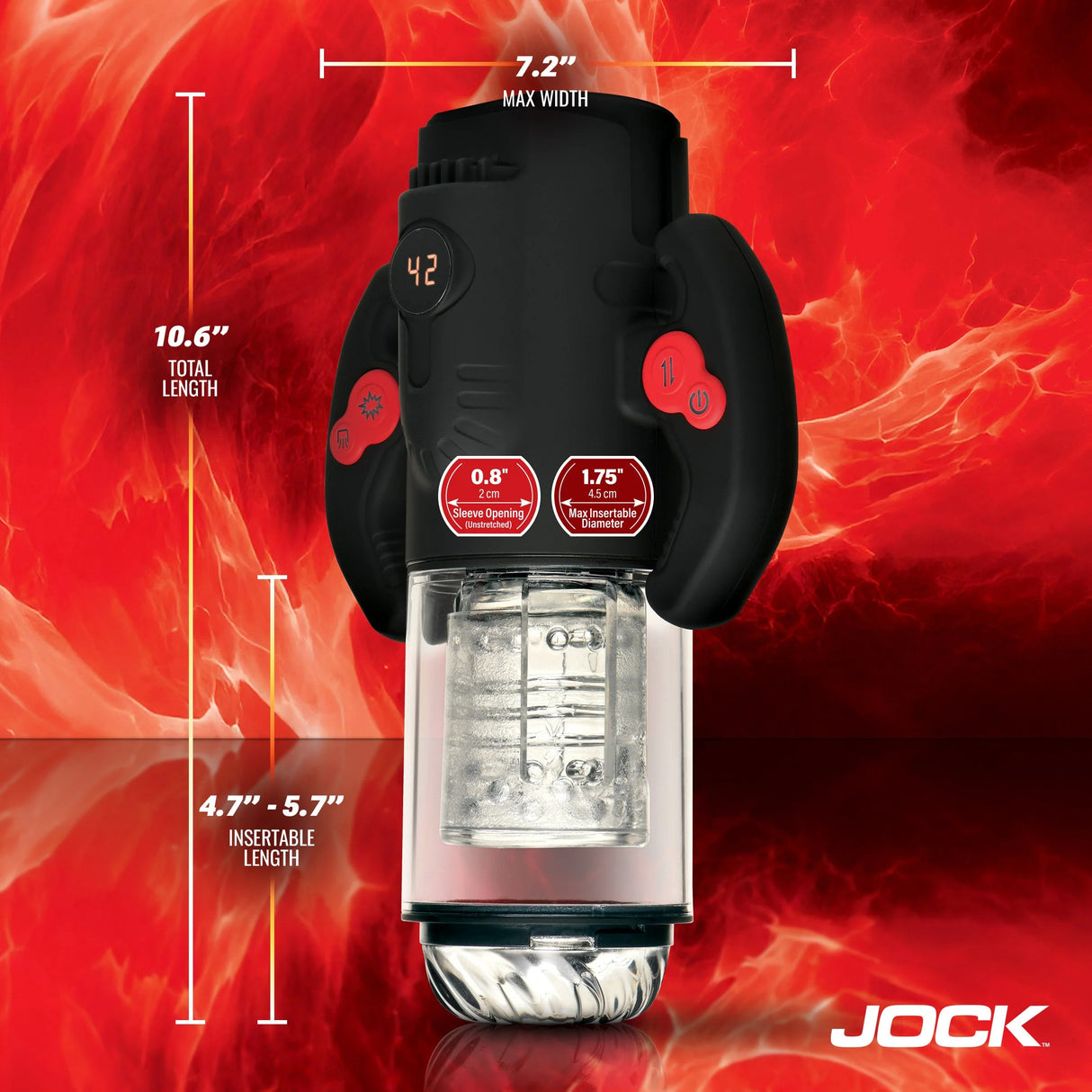 Jock - Turbo Max Spinning, Thrusting, & Sucking Masturbator - Boutique Séduction