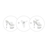Detachable Clear Ankle Straps