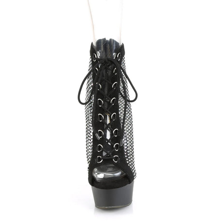 Pleaser Shoes - Peep Toe Ankle Boot Delight 6" Heel - Boutique Séduction