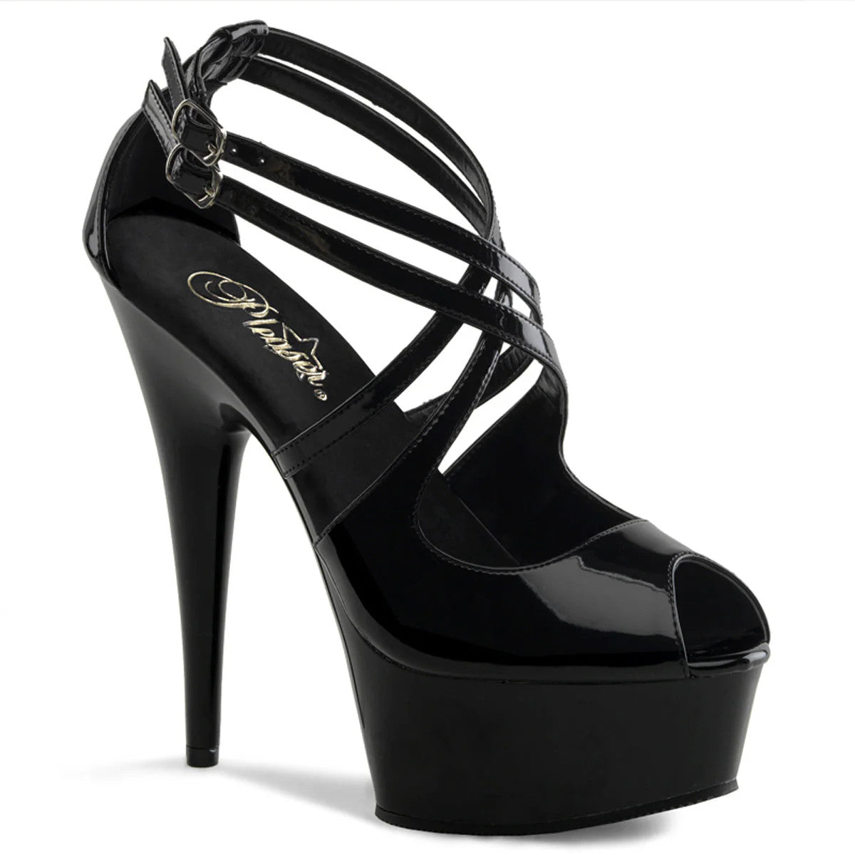 Platform Sandals Delight 6" Stiletto Heel Pleaser Shoes - Boutique Séduction