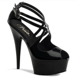 Platform Sandals Delight 6" Stiletto Heel Pleaser Shoes - Boutique Séduction