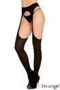Dreamgirl International - Opaque Suspender Pantyhose - Boutique Séduction