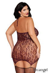 Dreamgirl International - Leopard Lace Chemise - Boutique Séduction