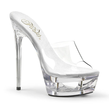 Platform Sandals Eclipse 6 1/2" Stiletto Heel Pleaser Shoes - Boutique Séduction