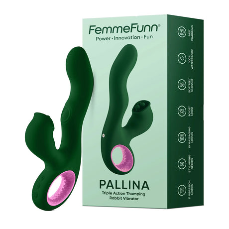FemmeFunn - Pallina Triple-Action Rabbit Vibrator - Boutique Séduction