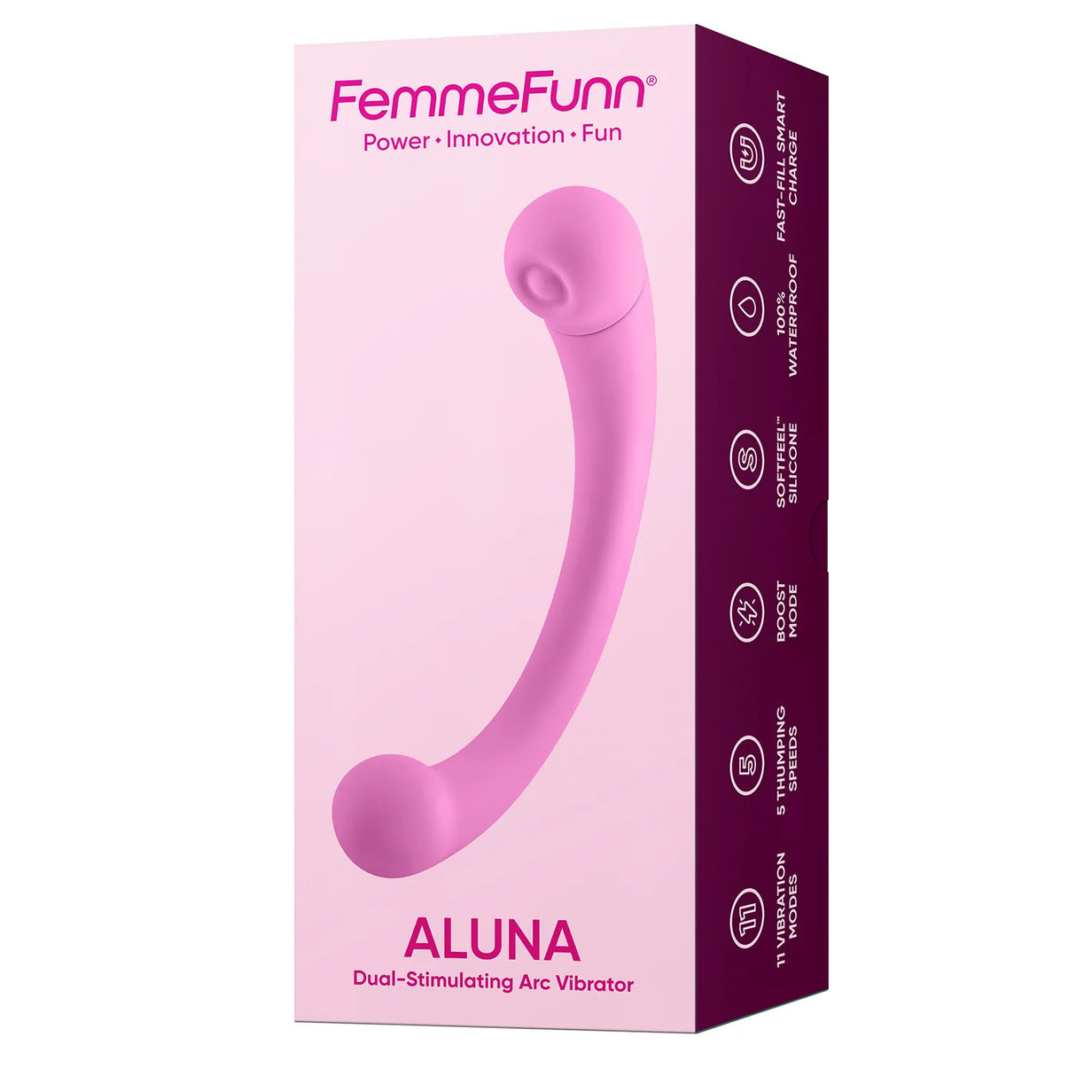 Aluna Dual-Stimulating Arc Vibrator