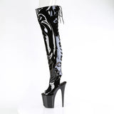 Pleaser Shoes - Stretch Thigh High Boot 8" Heel - Boutique Séduction