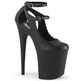 Flamingo Platform Mary Jane Pumps 8" Heels