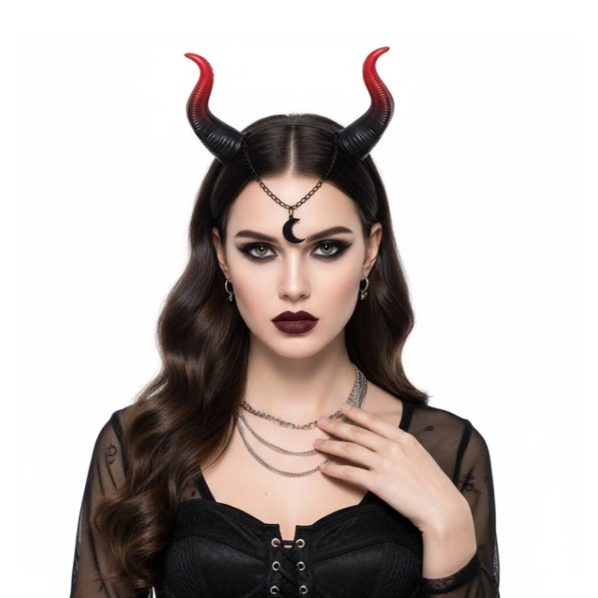 Devil Horns Gothic Headband