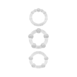 Small Textured Pearl Cockring Set