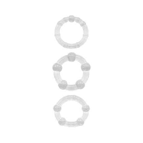 Small Textured Pearl Cockring Set