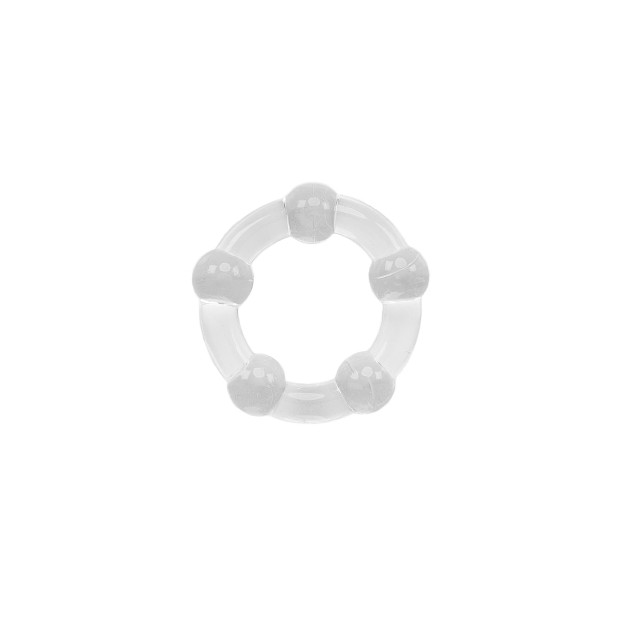 Small Textured Pearl Cockring Set