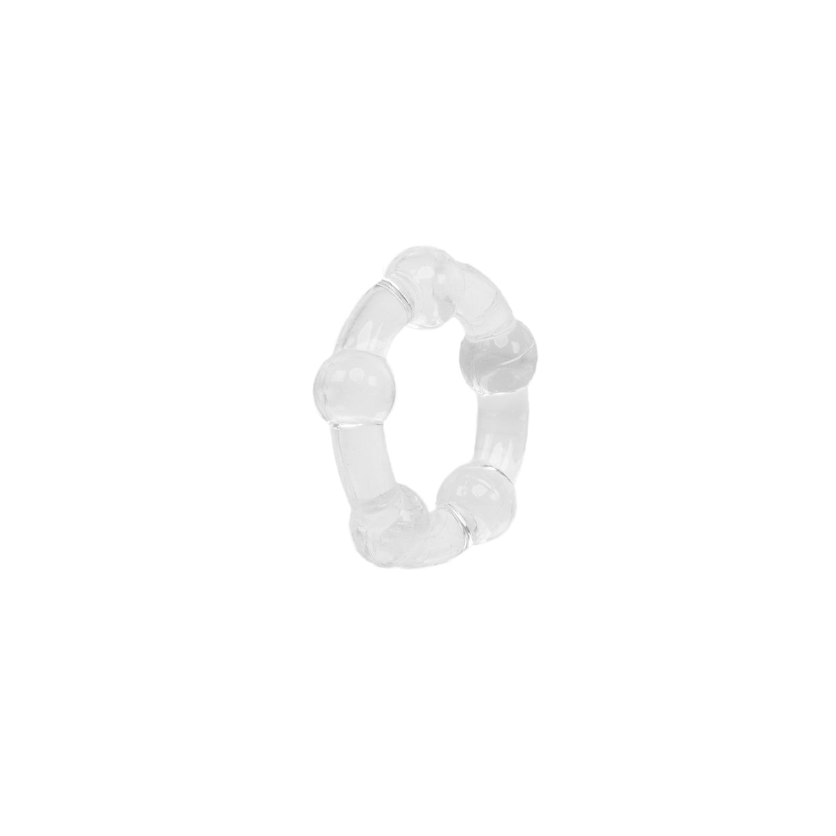 Small Textured Pearl Cockring Set