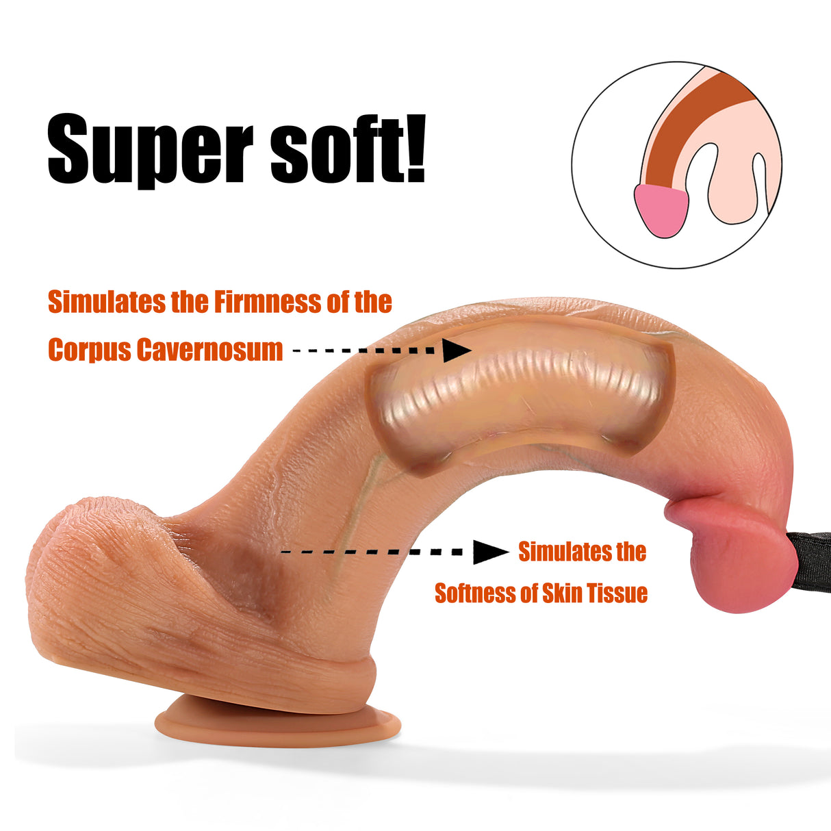 Alexander 7 inch Realistic Dildo