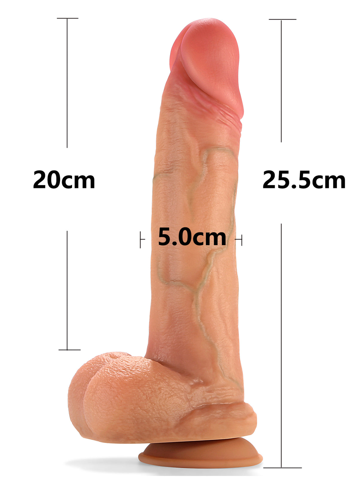 Yann 8 inch Realistic Dildo