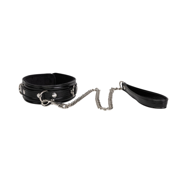 Miss Morgane Pearlescent Collar & Chain Leash | Adjustable & Elegant