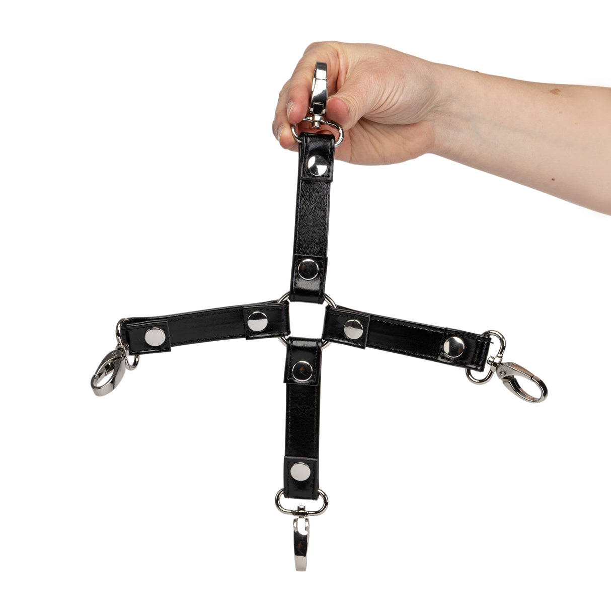 Miss Morgane Pearlescent Hog-Tie | Durable PU Design