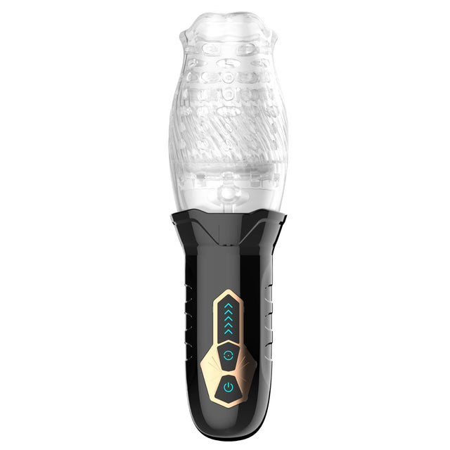 Vibrating & Rotating Masturbator