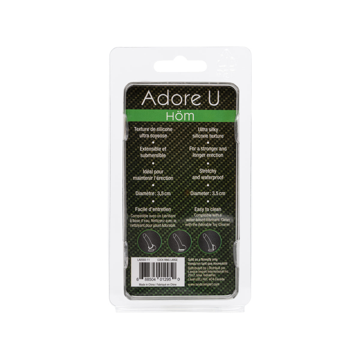 Adore U Höm Silicone Cock Ring