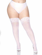 Leg Avenue - Stay Up Spandex Sheer Thigh Highs - Boutique Séduction