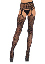 Leg Avenue - Chelsea Floral Lace Stockings - Boutique Séduction